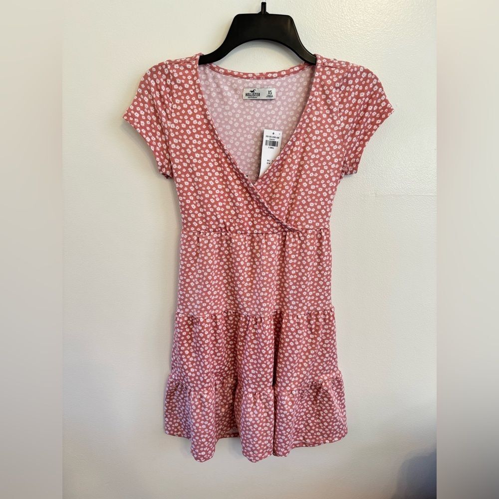 NWT Hollister Floral Pink Mini Dress - Size XS